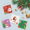 Bolsa de Embalaje de Dulces Navideños de Amazon Transfronteriza Bolsas Autoadhesivas Opp para Snacks Horneados Bolsa de Embalaje de Alimentos para Galletas