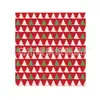 Fábrica em estoque novo Guardanapo estampado xadrez vermelho de Natal Papel toalha facial lenço de papel Festa Papel de celulose pura