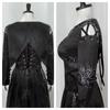 [En Stock] Disfraz Cosplay de Bellatrix Lestrange Harry Potter Mortífago Falda Cosplay