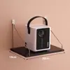 Soporte para Proyector de Casa Sin Taladro Estante de Almacenamiento para Montar en la Pared junto a la Cama Estante de Almacenamiento para la Pared de la Sala Estante Colgante Bandeja Colgador