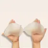 Pegatina de Silicona Sólida para Pezón de Mango Invisible Push-up Anti-bultos para Mujer de Pecho Grande Pequeño Color Sólido Transparente Espalda Descubierta Vestido de Novia Pegatina para Pecho