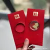 Oro Puro 999 Princesa, ¡Por Favor Hazte Rica! Nuevo Estilo Sobre Rojo Pegatina para Teléfono Regalo para Reunión Anual de la Empresa Contrato