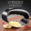 Prensa de ajos de anillo nueva acero inoxidable Gadget para hacer ajo artefacto de ajo doméstico de cocina machacador manual de ajo