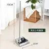 Recogedor de Acero Inoxidable Recogedor de Hierro Cubo Recogedor Individual para el Hogar Cubo Pala Conjunto de Escoba Combinación de Escoba Comercial