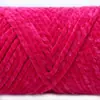 Hilo de Chenilla Brillante Peludo de Tres Hebras, Hilo para Zapatos de Ganchillo, Lana Gruesa para Tejer Suéteres, Bufandas, Gorros
