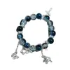 Pulseira Estrela e Lua de Venda Quente e Acessível com Estilo Étnico, Contas de Estrela e Lua, Adequada como Presente para Estudantes e Casais
