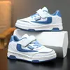 Sapatos para Meninos, Tênis Esportivos Infantis, Novo Estilo Primavera e Outono 2026 Campus Impermeável Antiderrapante Sapatos Brancos, Tênis Infantis de Tamanho Médio e Grande