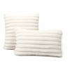 Simples Nórdico Pele Sintética Decorativa Sofá Listrado Almofada Casa Quarto Fronha Aliexpress Estilo de Luxo Leve
