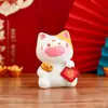 Adornos de Micro Paisajismo, Manualidades Lindas de Gato de la Suerte de Resina, Adornos del Dios de la Riqueza para Tablero de Coche, Decoración del Hogar al por Mayor