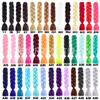 Trenza Ombré Fibra Química Rastas Trenzas Grandes Gradiente de Colores Hip-Hop Reggae Extensiones de Cabello Trenzas Trenzadas Transfronterizas