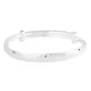 Ciervo Dorado Rey Plata Pura 999 Plata Lisa Tallado Patrón Nube Palabra de Fortuna Estilo Empujar-Tirar Simple Artístico Pulsera de Plata Pura para Mujer