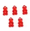 Pulseira de Contas com Pingente de Urso Acrílico 11x21mm Pulseira DIY Feita à Mão Acessórios para Joias Kit de Materiais
