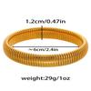 Pulsera Ajustable de Acero de Titanio con Resorte Moda Personalidad No se Desvanece Simple Pulsera para Mujer Joyería Estilo Europeo y Americano para Hombre