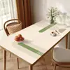 Alfombrilla de mesa impermeable y a prueba de aceite de alta calidad, alfombrilla de mesa rectangular para el hogar, sin necesidad de limpiar, fabricantes