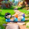 Novo produto transfronteiriço: paisagem em miniatura com uma princesa e anões, acessórios de jardinagem e paisagismo, decorações DIY, enfeites para carro e mesa