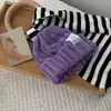Gorro Cálido Cómodo Versátil Agradable a la Piel Unisex Suelto Para Circunferencia de Cabeza Grande Gorro de Punto Otoño Invierno Nuevo Gorro de Lana
