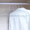 Versión de mejora de gallina aleación de aluminio aleación de aluminio perchero ligero para el hogar ahorro de espacio sin marcas metal tendedero para ropa y pantalones