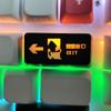Material ABS transparente pixel amor esc teclas de dirección wasd personalidad teclado mecánico mx cross tecla crisantemo