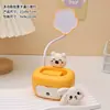 Luz Noturna Dobrável de Animal Fofo Lembrança de Férias para Estudantes Presente Ornamento de Mesa Pequena Lâmpada de Mesa Recarregável por USB Venda por Atacado