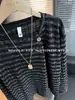 Camiseta Retro de Rayas con Cuello en V Holgada de Manga Larga Estilo Old Money para Hombres y Mujeres Moda Otoño Versátil Casual Capa Base Transpirable