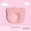 Almohada de estilo para bebé antidesviación nube de dibujos animados algodón suave transpirable reposacabezas para bebé almohada correctora de cabeza para recién nacido