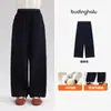 Pudding Haru Roupas Infantis para Meninas Calças de Algodão Outono 2026 Novo de Outono Calças Casuais Simples Versáteis para Crianças