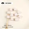 Acrílico Colorido Estampa de Leopardo Contas Quadradas Feitas à Mão Acessórios para Joias DIY Materiais Pulseira com Contas Materiais para Colar Contas