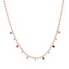 Collar de circón de alta gama con sensación de calidez, moda europea y americana, para mujer, fuente de joyería de acero de titanio con hueso de serpiente plano, fabricantes al por mayor