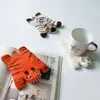 Exportado a Japón Posavasos Lindo de Fieltro de Lana de Animal Forma de Dibujo Animado Adorno de Escritorio Mantel Individual Pad Aislante Regalo de Navidad