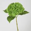 Simulación de hortensia de mano, decoración de mesa de comedor para sala de estar, arreglo de flores secas, ramo de flores falsas realista de alta gama, decoración de alta calidad