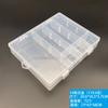Caja Transparente de 14 Compartimentos Vacía Partículas de Cera Joyería Juguetes Accesorios de Ferretería Clasificación Caja de Embalaje de Plástico Papelería Caja de Almacenamiento para Equipo de Pesca