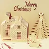 Navidad de fábrica nueva tarjeta de felicitación tridimensional impresión a color regalo de Navidad tarjeta de felicitación festiva 3D regalo creativo tarjeta pequeña