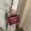 Bolso bandolera único con diseño de rombos para mujer, nuevo estilo 2026, bolso de hombro con cadena versátil, elegante bolso tipo caja, al por mayor