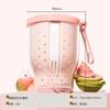 Copo de Frutas Portátil Personalizado de Celebridade da Internet com Garfo e Caixa de Almoço Drenável para Trabalhadores de Escritório Caixa de Conservação de Salada