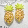 Fruta Transparente Simulada Pegamento de Crema Colorido Colgante Hecho a Mano Accesorios para Joyería DIY Taza de Agua Funda para Teléfono Parche de Resina