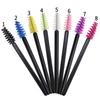 Cepillo Mini para Pestañas de 6.8cm Espiral Mini Rizador de Pestañas Peine para Pestañas Colorido Cepillo de Maquillaje para Pestañas Injertadas