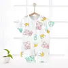Nuevo Pelele para Bebé de Manga Corta Unisex Mono de Verano Ropa de Dormir para Recién Nacido Verano Delgado Ropa para el Hogar con Aire Acondicionado