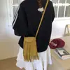 Bolso de Mano con Borla Simple de Diseño de Nicho para Mujer Verano 2026 Nueva Moda Bolso Cruzado de Hombro Retro Simple
