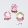 Accesorios para Uñas Dongzhou Colección Rosa Oscuro Fondo Puntiagudo Vidrio K9 de Alta Calidad Mariposa Diamante Grande Brillante Estilo Popular de Celebridad de Internet