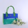 Bolsas de feltro personalizadas com diversos trabalhos manuais, bolsas tote de feltro como brindes corporativos, bolsas tote de grande capacidade com estampas integrais