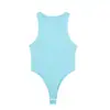 Moda Caliente de Primavera 2026 Mono Sexy Estilo Chaleco de Cuello Redondo para Mujer Negro Blanco Gris Rojo