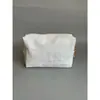 Bolsa de Cosméticos Portátil para Viagem de Cor Sólida Bolsa de Cosméticos de Mão à Prova d'Água para Mulheres Bolsa de Armazenamento de Cosméticos
