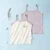 Chaleco de Algodón para Niños de Verano Ropa Interior de Tirantes para Niñas Top Base Fino Clase A para Niños