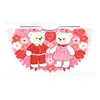 Oso Rosa Hecho a Medida de Fábrica Regalo Día de San Valentín Serie Pastel de Cumpleaños Chal Juguetón para Fiesta