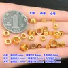Prata Esterlina S925 Banhada a Ouro Contas Espaçadoras com Mantra de Seis Palavras Furo Grande Espaçador Joias de Cristal Acessórios DIY para Fazer Pulseiras e Colares