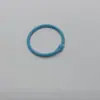 Anillo de sujeción de color para anillo de libro de hojas sueltas de metal de 30 mm de diámetro, anillo de llavero de pintura, llavero