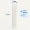 Régua Reta Sem Marcações para Alunos do Ensino Fundamental Acrílico em Branco Desenho 15cm 20cm Placa de Luz Transparente Régua Ondulada Pode Imprimir Logo