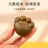Sândalo Verde Natural Esculpido Gato Garra Bola de Mão Bola de Mão Peça de Mão Ornamento de Mesa Madeira Sólida Não Envernizada Animal de Estimação de Chá Prato Decorativo Brincar