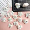 Lindo Dibujo Animado Perro de Línea Accesorios de Joyería de Resina Funda para Teléfono Móvil Accesorios para el Cabello Zuecos Accesorios Pegamento de Crema de Resina