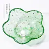 Disco Desmagnetizador de Grava de Cristal Blanco Natural, Cuenco Desmagnetizador de Piedra Bruta de Citrino, Cristal Decorativo para Almacenamiento de Joyería de Resina Hecha a Mano